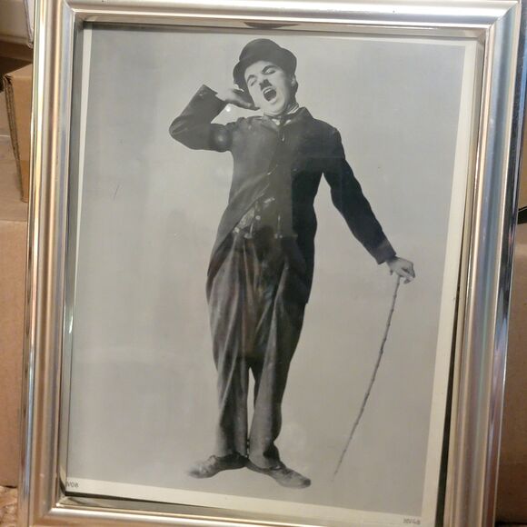 Charlie Chaplin (1954)—Vintage Photograph 8"x11" black & white photo - Picture 13 of 16